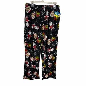 NWT Family Guy Christmas fuzzy sleep pants Stewie & Brian Griffin unisex size L